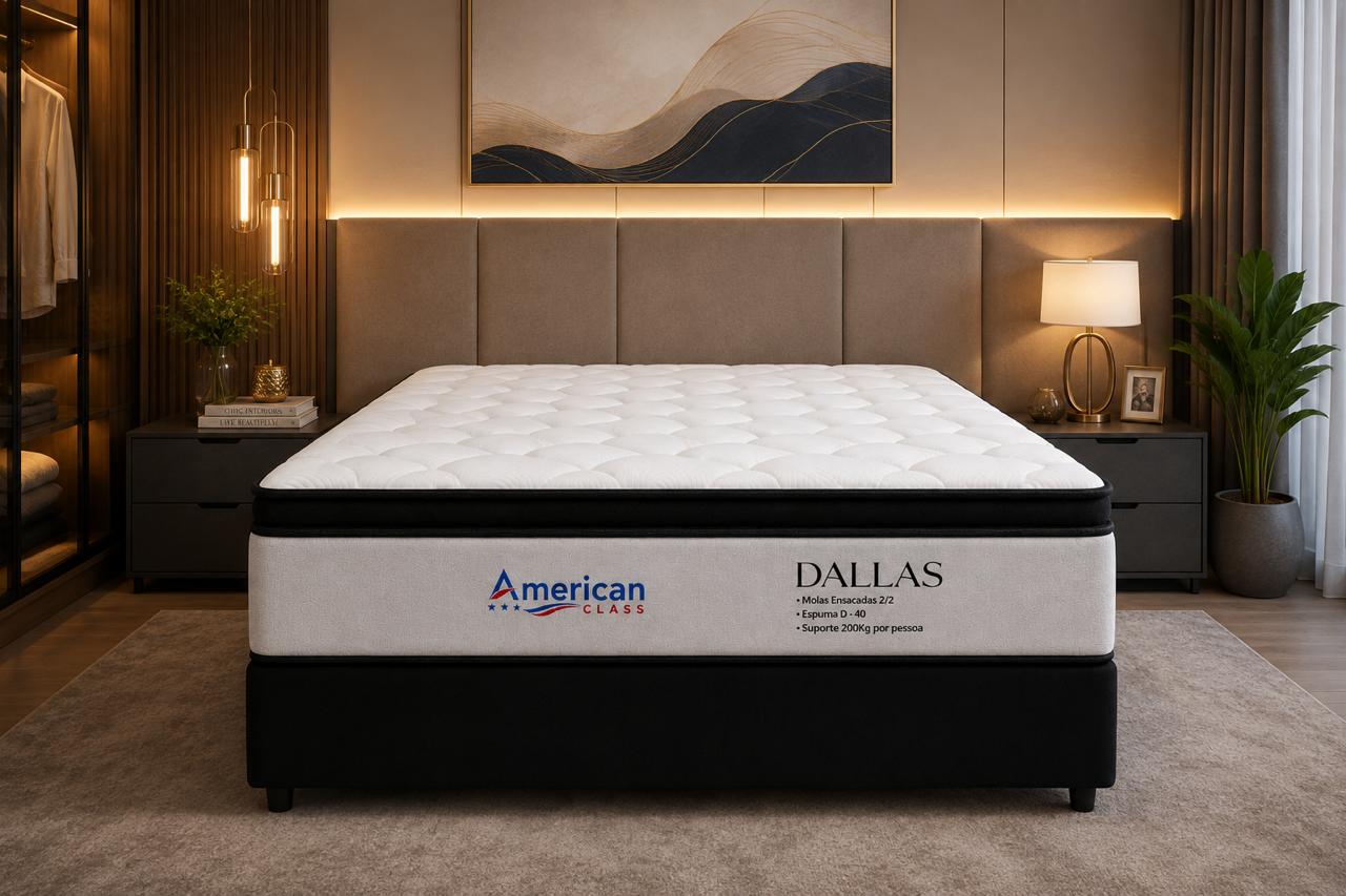 Colchão Dallas Molas Ensacadas com Espuma D-40