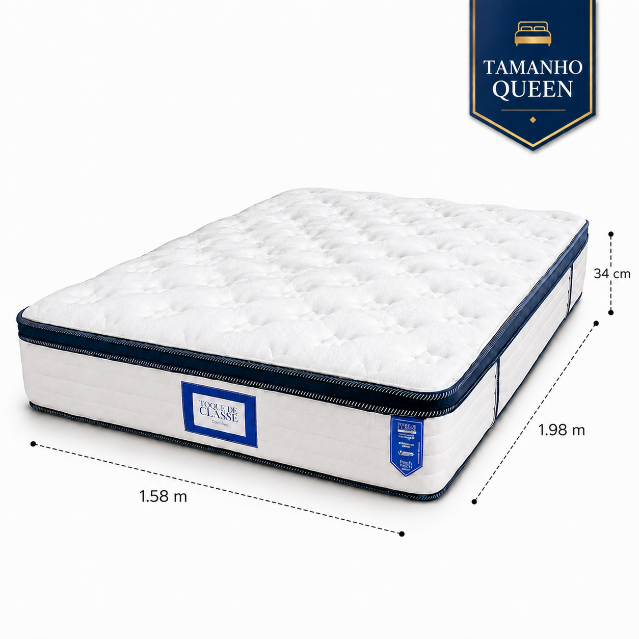 Colchão Allure Molas Ensacadas Fresh Foam 30 cm