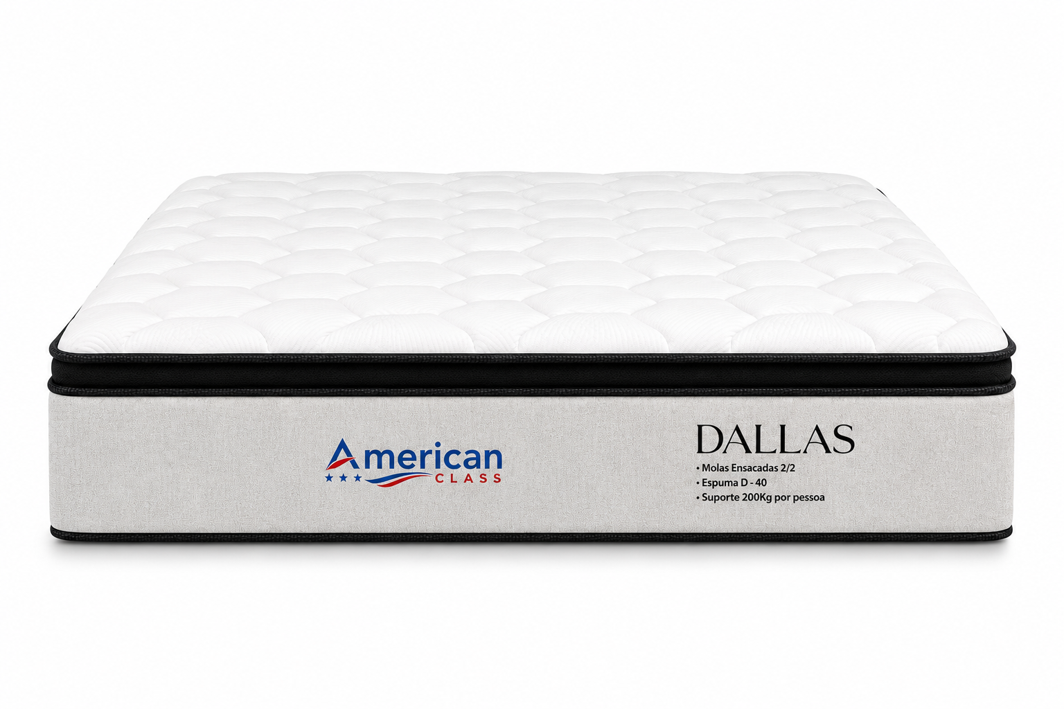 Colchão Dallas Molas Ensacadas com Espuma D-40