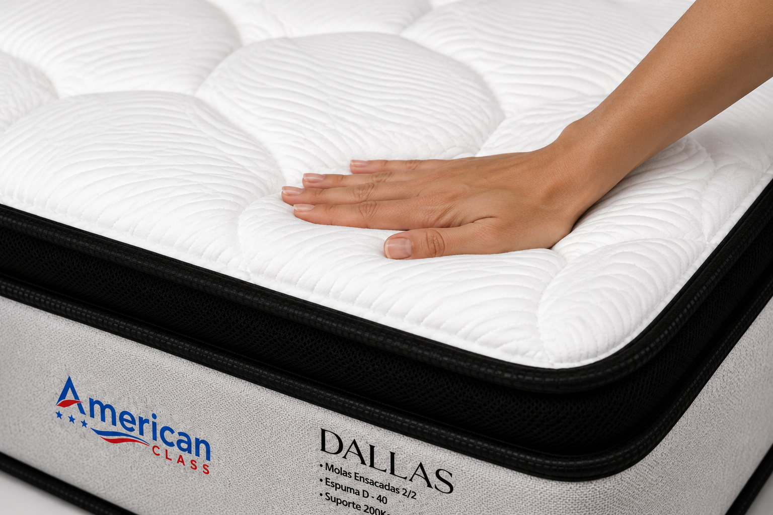 Colchão Dallas Molas Ensacadas com Espuma D-40